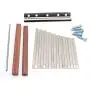 Timiy 17 Key Kalimba DIY Accessory Thumb Piano with Keys Wood Bridge with Wooden Handle Hammer 1Set Timiy 17 Key Kalimba DIY Accessory Thumb Piano with Keys Wood Bridge with Wooden Handle Hammer 1Set