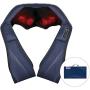 Naipo Shiatsu Back and Neck Massager with Heat Deep Kneading Massage for Neck, Back, Shoulder, Foot and Legs, Use at Home, Car, Office Gift for Women, Friends, Mom