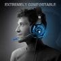 ONIKUMA Xbox One Gaming Headset - Gaming Headset with Mic for PS4, Nintendo Switch, PC, Over Ear Noise-Canceling Gaming Headphones with 7.1 Surround Sound & LED Light for Mac