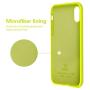 OTOFLY Liquid Silicone Gel Rubber Full Body Protection Shockproof Case for iPhone Xs/iPhone X，Anti-Scratch&Fingerprint Basic-Cases，Compatible with iPhone X/iPhone Xs, (Fluorescent Yellow)