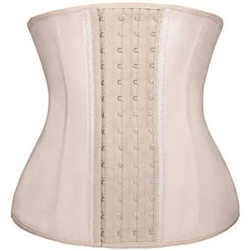 YIANNA Waist Trainer Corset for Weight Loss Latex Colombiana Waist Cincher Slimming Hourglass Body Shaper