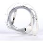 The LOOP earbuds holder headphones cord wrap 3x durable cable organizer black white clear pack