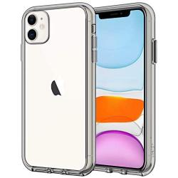 JETech Case for Apple iPhone 11 (2019), 6.1-Inch, Shockproof Bumper Cover, Anti-Scratch Clear Back, Grey