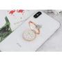 Cell Phone Finger Ring Holder, GREATQIQI Sparkle Diamond Phone Kickstand, 360° Rotation Metal Ring Grip Stand for Phones and Tablets (Rose Gold)