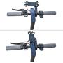 Scooter Handlebar Mount, Bike Phone Bracket, Silicone Bicycle Cell Phone Holder Motocycle Handlebar Cradle Rack Compatible with Iphone Xs, XS, XR, X, 8 Plus, 7 Fit Size 4"-6.5" Smartphone Devices