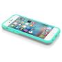 Incipio IPH-1185-GRYTEAL iPhone 6S Case, Stowaway [Kickstand][Credit Card] Wallet Cover fits Both Apple iPhone 6, iPhone 6S - Gray/Teal