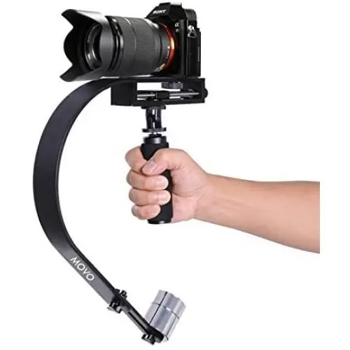 Movo Photo VS500 Pro Handheld Video Stabilizer System with Counterweights & Micro Balancing Adjustments for DSLR Video Cameras up to 5 LBS Movo Photo VS500 Pro Handheld Video Stabilizer System with Counterweights & Micro Balancing Adjustments for DSLR Video Cameras up to 5 LBS