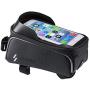 Roysberry Bicycle Accessories Cycling Bag, Bike Bicycle Handlebar Bag Waterproof Fit Below 6 Inches Phone Black 2 Side Storage Pockets Plus One Mobile Phone Pocket [Light Weight]