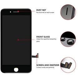 Compatible with iPhone 8 Plus Screen Replacement White, FFtopu LCD Display & Touch Screen Digitizer Frame Assembly Set with 3D Touch Free Repair Tool（5.5