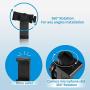 Moukey Mini Tripod Mount,Small Tabletop Desktop Tripod Stand for iPhone, Smartphone, Vlog, GoPro, Webcam, DSLR Compact Camera with Universal Phone Holder Portable Handheld and Foldable
