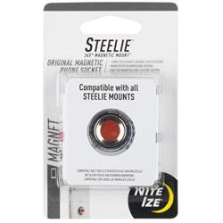 Nite Ize STSM-11-R7 Original Steelie Magnetic Phone Socket - Additional Magnet for Steelie Phone Mounting Systems