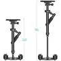 Neewer Aluminium Alloy Hand-held Stabiliser, 60 cm with Quick-Release Plate, 1/4-Inch Screw, for Canon, Nikon, Sony and DSLR Camcorders, Max 3 Kg Neewer Aluminium Alloy Hand-held Stabiliser, 60 cm with Quick-Release Plate, 1/4-Inch Screw, for Canon, Nikon, Sony and DSLR Camcorders, Max 3 Kg