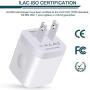 USB Wall Charger, Charger Adapter, Ailkin 5-Pack 2.1Amp Dual Port Quick Charge Plug Cube for iPhone 12/SE/11 Pro Max/8/7/6S/6S Plus/6 Plus/6, Samsung Galaxy, LG, HTC, Moto, Kindle Charging Box Block