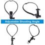 HONGDAK Hanging Neck Mount Chest Mount for GoPro 8/7/6/5/XiaoYi/SJCAM/DJI OSMO Action Camera, Smartphone Hand Free Collar Style Stand Motion Video Shooting Bracket Self Hanging Neck Mount Holder