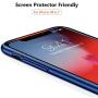 TORRAS Slim Fit iPhone XR Case, Ultra-Thin Hard Plastic Full Protective Cover with Matte Finish Grip Phone Case for iPhone XR 6.1 inch (2018), Navy Blue