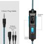 SADES SA816 Gaming Headset with Microphone Over-Ear Gaming 3.5 Headphones for PS4 /PC/Controller