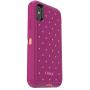 OtterBox DEFENDER SERIES SCREENLESS EDITION Case for iPhone Xs & iPhone X - Retail Packaging - CORAL DOT (FUSION CORAL/BATON ROUGE/METALLIC DOT)