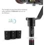 MOZA Air 3-axis Gimbal Stabilizer with Dual Handle for DSLR and Mirrorless Camera up to 7.1Lb, Auto-Tuning 360 Degree Unlimited Rotation, i.e. Canon EOS, Sony A7, Panasonic GH5