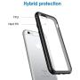 JETech Case for Apple iPhone 6 and iPhone 6s, Shock-Absorption Bumper Cover, Anti-Scratch Clear Back (Black)