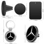 Magnetic Phone Car Mount, Universal Air Vent Car Cell Phone Holder and Key Chain [2 Pack], Compatible with iPhone X/8/8 Plus/7/7 Plus/6s Plus, Samsung Galaxy, LG, Nexus and More - Mercedes Benz