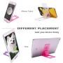 Phone Stand,Tablet Stand,Desktop Phone Holder Stand for Desk,Foldable Adjustable Phone Stand Compatible with All Mobile Phones/iPad/Tablet(3 PCS in 3 Transparent Colors)