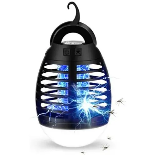 BroElec Bug Zapper Camping Lamp, Tent Light Bulb Portable Led and Emergency Lantern with Waterproof Mosquito Repellent Fly Killer USB 2200mAh Rechargeable Battery for Indoor Outdoor Backpacking Black BroElec Bug Zapper Camping Lamp, Tent Light Bulb Portable Led and Emergency Lantern with Waterproof Mosquito Repellent Fly Killer USB 2200mAh Rechargeable Battery for Indoor Outdoor Backpacking Black