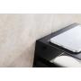 XVL Toilet Paper Holder with Mobile Phone Storage Shelf Bathroom Tissue Holder, Matte Black, SUS304 Stainless Steel G319C