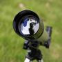 KimBird Telescope Refractors, 50mm Aperture 360mm Astronomical Telescope,Manual Equatorial Telescope for Beginners,Compact and Portable Tube Refractor Monocular Spotting Scope w/Tripod
