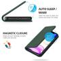 SHIELDON iPhone 11 Pro Max Case, Genuine Leather Wallet Auto Sleep Wake Case Folio Stand RFID Blocking Credit Card Slot Magnetic Protective Cover Compatible with iPhone 11 Pro Max - Midnight Green