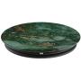 Elegant Dark Jewel Tone Forest Green & Copper Marble Pattern PopSockets Grip and Stand for Phones and Tablets