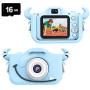 Kids Camera, Child Camera Digital 8.0MP, Mini Toy Camera for Boys Gift Aged 3-10, Shockproof Children Camera 2.0 inch Screen 1080P HD Toddler Video Recorder, Dual Camera Camcorder with 16GB SD Card …