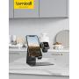 Stand for Apple Watch Phone Holder 2 in 1 : Lamicall Desktop Stand Holder Charging Station Dock Compatible with Apple Watch Series 5/4/3/2/1, and Phone 11 Pro/Xs/X Max/XR/X/8/8Plus/7/7 Plus /6S Plus