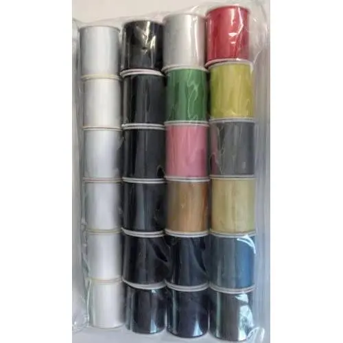 24 Assorted Spools of Thread Full Size 200 Yards Each 24 Assorted Spools of Thread Full Size 200 Yards Each