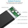 POWERADD 2ND Gen Pilot 2GS 10000mAh Power Bank, Dual USB Port Portable Charger 3.4A High-Speed Charge for iPhone, Samsung Galaxy, Other Smartphone and Tablet - Black (Apple Cable Not Included)