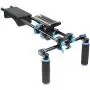 Neewer Portable FilmMaker System With Camera/Camcorder Mount Slider, Soft Rubber Shoulder Pad and Dual-hand Handgrip For All DSLR Video Cameras and DV Camcorders Neewer Portable FilmMaker System With Camera/Camcorder Mount Slider, Soft Rubber Shoulder Pad and Dual-hand Handgrip For All DSLR Video Cameras and DV Camcorders