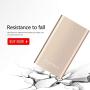 Power Bank 10000mAh with Flashliight Safe Metal Case Small Size Portable Charger Quick Charge Smart Phone iPhone iPad Samsung Galaxy LG (Gold)