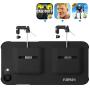 Mobile Game Controller Case for iPhone X/XS, Phone Cover Compatible with PUβG/COD Mobile L1R1 Trigger Joystick Gamepad Grip Remote, for Apple iOS (5.8 inch Black)