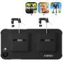 Mobile Game Controller Case for iPhone 8 Plus / 7 Plus / 6 Plus, Phone Cover Compatible with PUβG/COD Mobile L1R1 Trigger Joystick Gamepad Grip Remote, for Apple iOS (5.5 inch Black) Mobile Game Controller Case for iPhone 8 Plus / 7 Plus / 6 Plus, Phone Cover Compatible with PUβG/COD Mobile L1R1 Trigger Joystick Gamepad Grip Remote, for Apple iOS (5.5 inch Black)