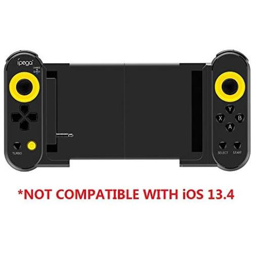 Gamogo Dual Thorn Gamepad PG-9167 Game Wireless Controller 380mAh BT4.0 Detachable Plug & Play Joypad with Audio Module Joystick Compatible with Android/iOS TV Game (NOT Compatible with iOS 13.4)