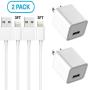 TT&C USB Wall Charger Adapter Block Fast Charging Cable Cord Compatible with iPhone 11/Xs/Xs Max/XR/X /8/7/6/6S Plus SE/5S/5C,iPad and More