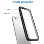 JETech Case for Apple iPhone 6 Plus and iPhone 6s Plus 5.5-Inch, Shock-Absorption Bumper Cover, Anti-Scratch Clear Back, Black