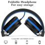 Elecder i36 Kids Headphones Children Girls Boys Teens Foldable Adjustable On Ear Headphones 3.5mm Jack Compatible iPad Cellphones Computer Kindle MP3/4 Airplane School Tablet