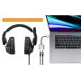 USB C to 3.5mm Audio and TRS MIC Splitter for PC, Tablet, Smartphone, Headphone and Microphone Splitter,Headset Splitter with USB C Plug Compatible for iPad Pro 12.9” 11”, Samsung Tab S6, Note 10 Plus