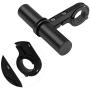 Tbest Bike Handlebar Extender Aluminum Alloy Carbon Tube Extension Space Saver with Double Clamps, Bracket for Bike Light, GPS, Phone etc