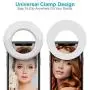 QIAYA Selfie Light Ring Lights LED Circle Light Cell Phone Laptop Camera Photography Video Lighting Clip On Rechargeable QIAYA Selfie Light Ring Lights LED Circle Light Cell Phone Laptop Camera Photography Video Lighting Clip On Rechargeable