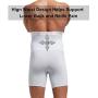 QUAFORT Men Tummy Control Shorts High Waist Slimming Shapewear Body Shaper Leg Underwear Briefs