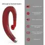 Ear-Hook Bluetooth Headphone,Wireless Non Ear Plug Single Ear Bluetooth Headset with Mic,Painless Wearing Bluetooth Earpiece 8-10 Hrs Playtime for Cell Phone(Red) Ear-Hook Bluetooth Headphone,Wireless Non Ear Plug Single Ear Bluetooth Headset with Mic,Painless Wearing Bluetooth Earpiece 8-10 Hrs Playtime for Cell Phone(Red)