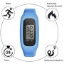 Bomxy Fitness Tracker Watch, Simply Operation Walking Running Pedometer with Calorie Burning and Steps Counting