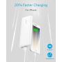 Anker Portable Charger PowerCore 20100mAh - Ultra High Capacity Power Bank with 4.8A Output, External Battery Pack for iPhone, iPad & Samsung Galaxy & More (White)