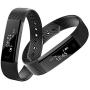 Mini Kitty Black Fitness Tracker Bracelet Waterproof Smart Wristbands for Men Women Boys Girls iOS Android Smartphone